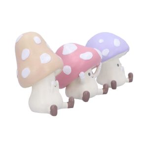 Three Wise Toadstools 8.5cm
