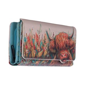 Highland Cow Embossed Purse