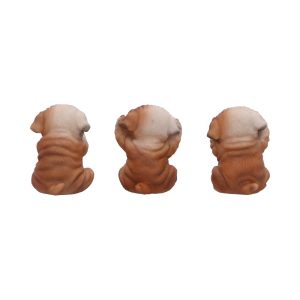 Three Wise Bulldogs 7.5cm